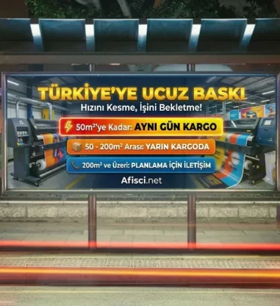 BillBoard(Blueback) Kağıt Baskı | 350 x 200 - Afisci.net